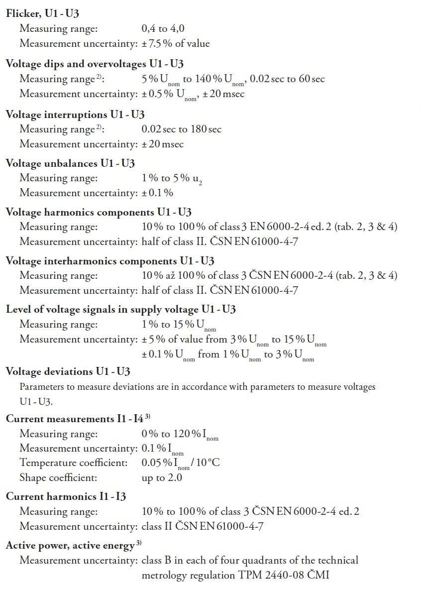 MEg38 parametrii tehnici 2