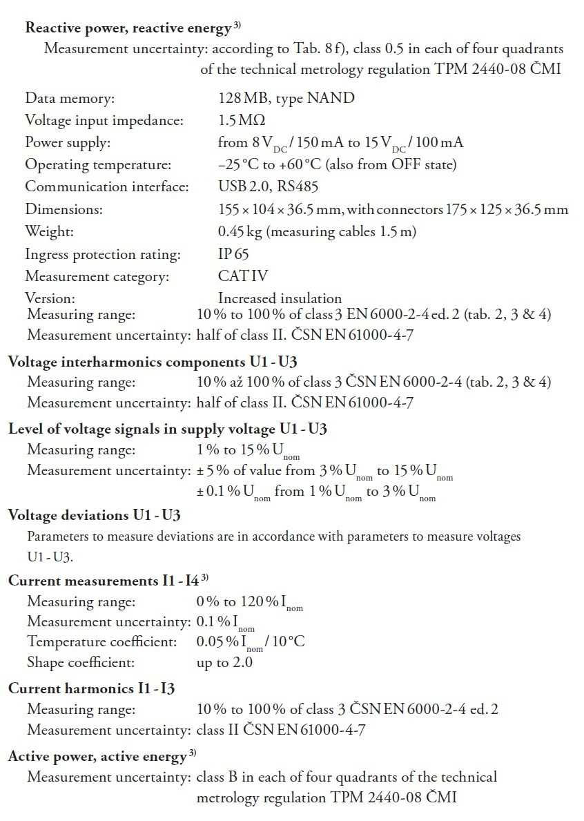 MEg38 parametrii tehnici 3