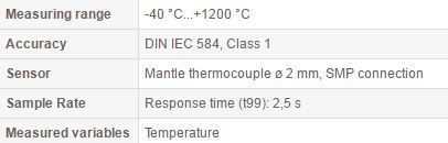 TPN 1221 tehnical data