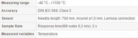 tpn 120-70 tehnical data