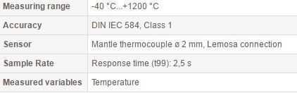 tpn 1220 tehnical data