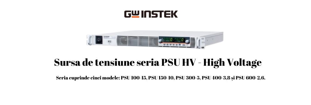 GW Instek seria PSU HV - High Voltage banner