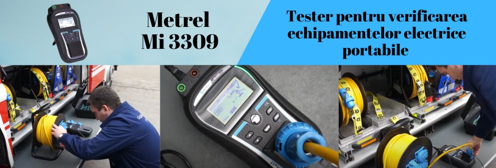 Metrel MI 3309-Tester pentru verificarea echipamentelor electrice portabile