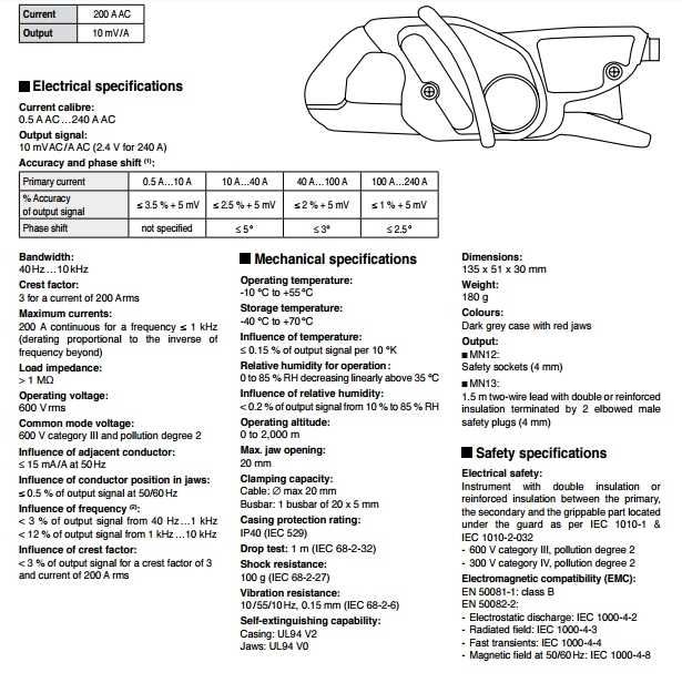 MN12 specificatii tehnice