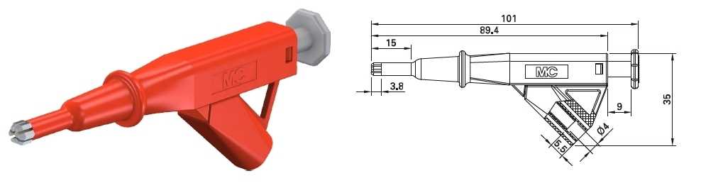 VARIOGRIP-5 Adaptor cu montare prin insurubare multi contact